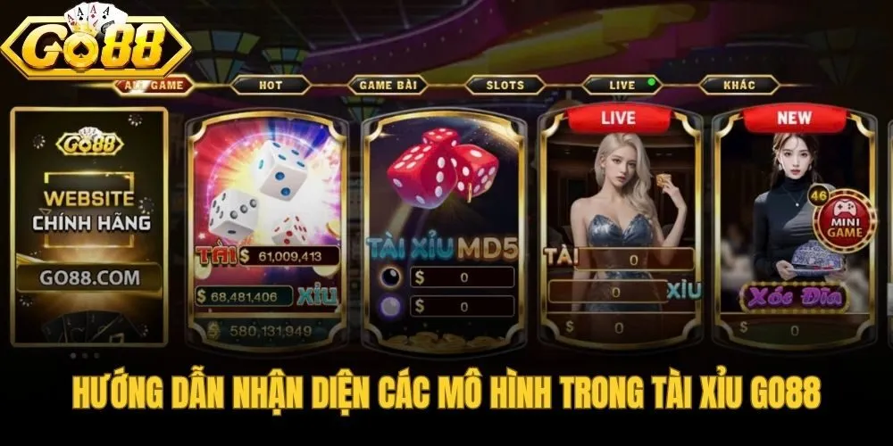Mẹo soi cầu tài xỉu Go88 qua từng dáng bảng quen thuộc