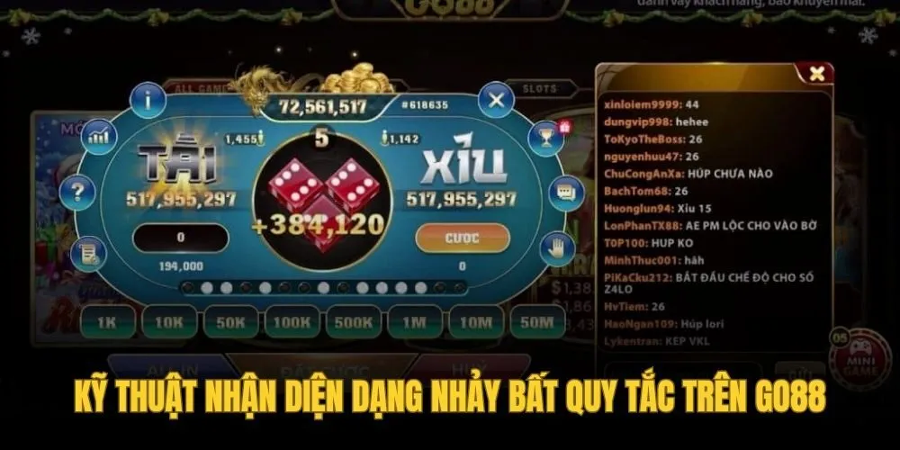 Mẹo soi cầu tài xỉu Go88 khi bảng kết quả ra lộn xộn