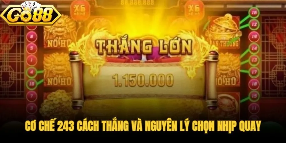 Cơ chế 243 cách thắng và nguyên lý kiểm soát nhịp quay